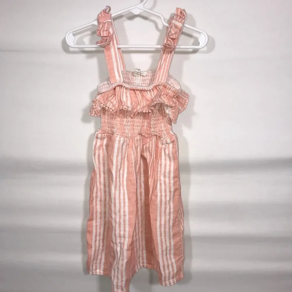Jessica Simpson Coral Pink Striped Dress